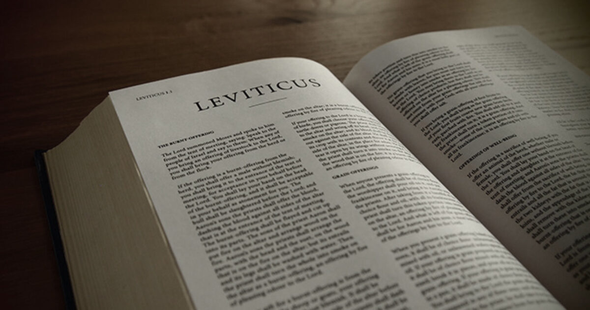 Leviticus and Work Theology of Work