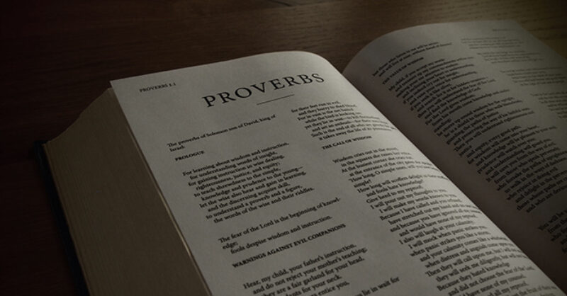 book of proverbs quotes